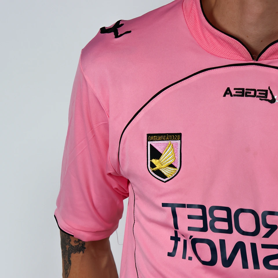 vintage palermo fodbold trøje, pink